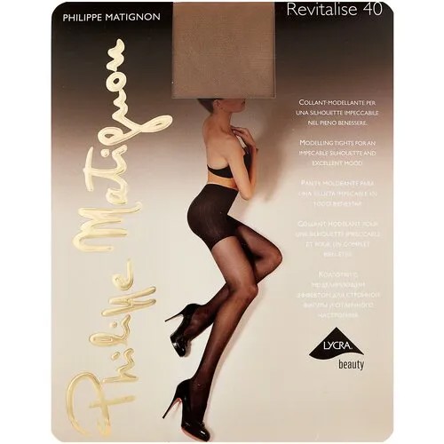 Колготки Philippe Matignon Revitalise, 40 den, размер 3, playa nature