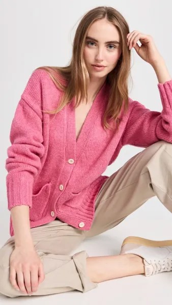 Кардиган Alex Mill Emma in Lambswool, розовый