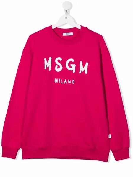 MSGM Kids толстовка с логотипом
