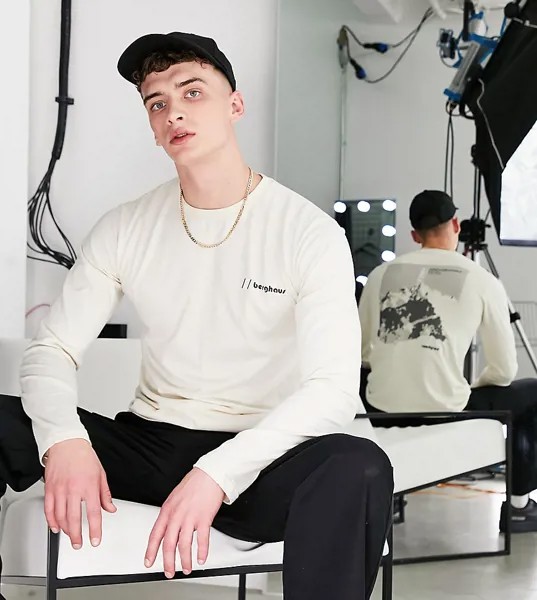 Бежевый лонгслив Berghaus Kanchenjunga Static – эксклюзивно для ASOS-Коричневый цвет