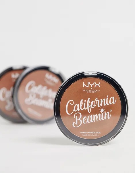 Бронзатор для лица и тела NYX Professional Makeup California Beamin' - Golden State-Коричневый