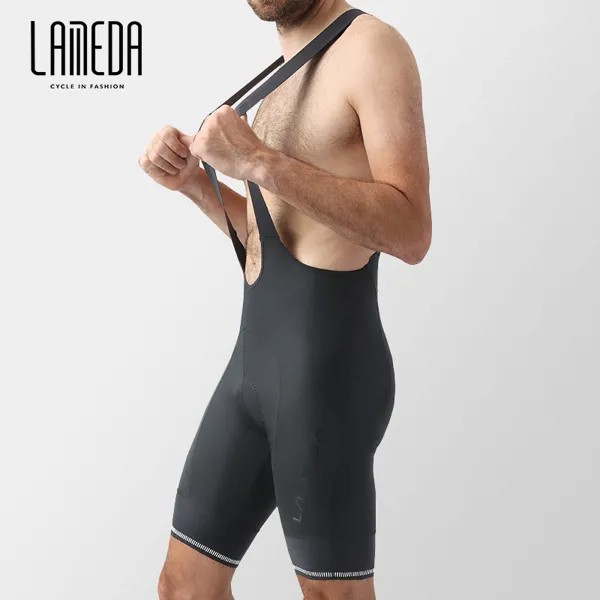 Шорты LAMEDA мужские на лямках, профессиональные штаны для езды на велосипеде, Азиатский Размер, лето 2021