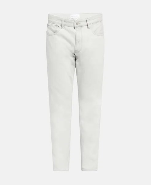 Джинсы узкого кроя Calvin Klein Jeans, светло-серый