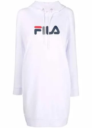 Fila платье с капюшоном и логотипом