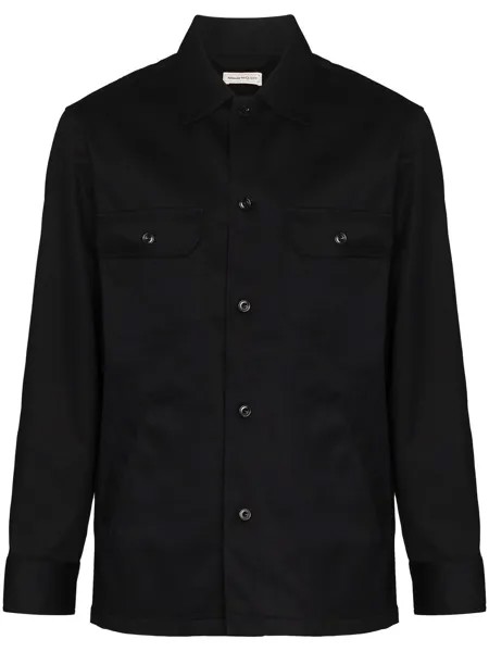 Alexander McQueen рубашка с логотипом