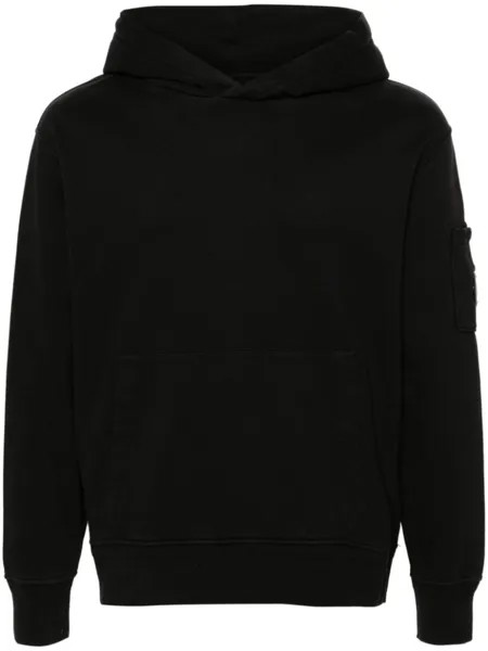 C.P. Company худи Diagonal Fleece, черный