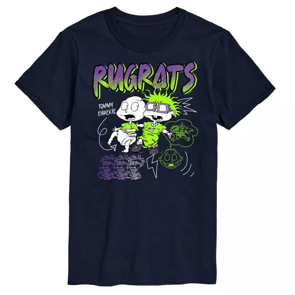 Футболка с рисунком Big & Tall Rugrats Nickelodeon, синий