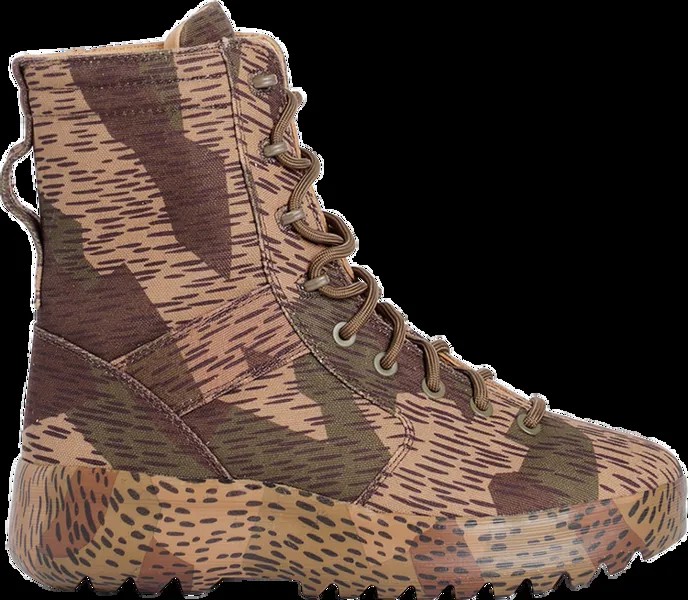 Ботинки Yeezy Season 6 Military Boot Splinter Camo, коричневый