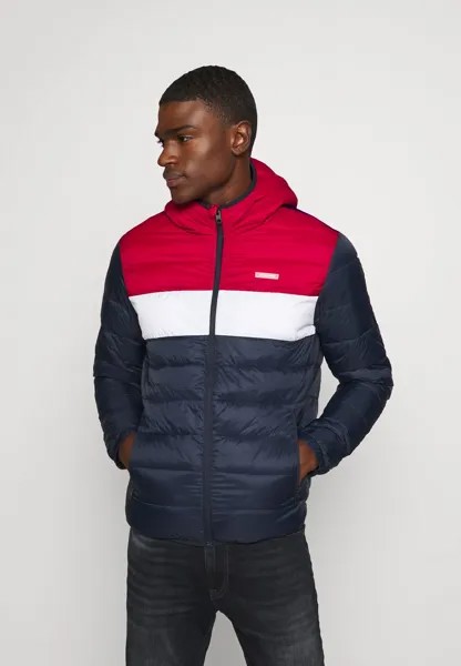 Куртка Jack & Jones JJVINCENT PUFFER HOOD, цвет tango red