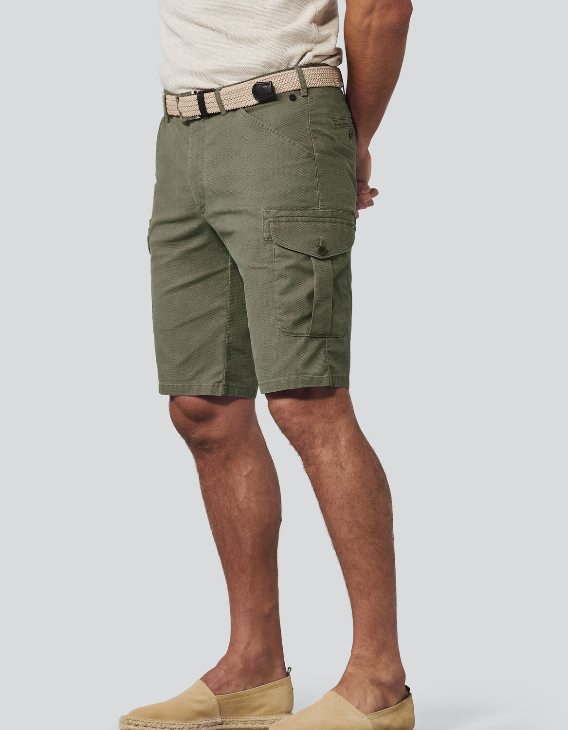 Тканевые брюки Meyer bermudas_shorts,bermuda ORLANDO, оливковый