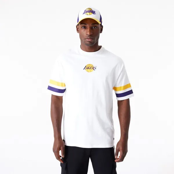 Футболка New Era NBA Arch Grphc BP Los Angeles Lakers T-shirt, белый