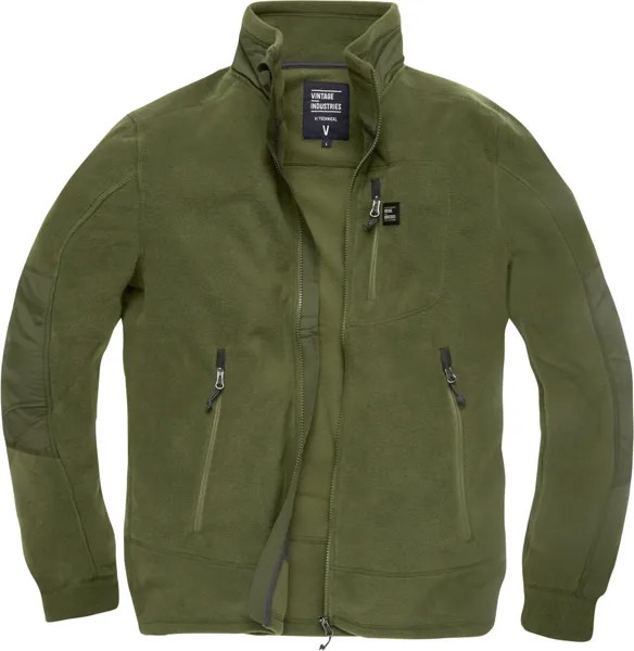 Куртка Vintage Industries Tour Polar Fleece, оливковая
