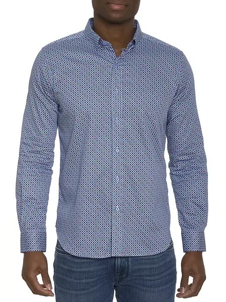 Тканая рубашка Costa Robert Graham, мультиколор