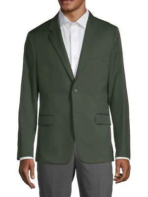 THEORY Мужской зеленый однобортный костюм из смесовой шерсти, спортивное пальто 40S