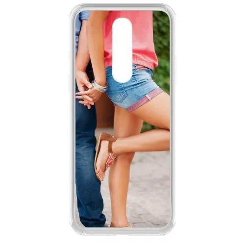 Чехол-накладка Krutoff Clear Case Босоножки женские для OnePlus 8