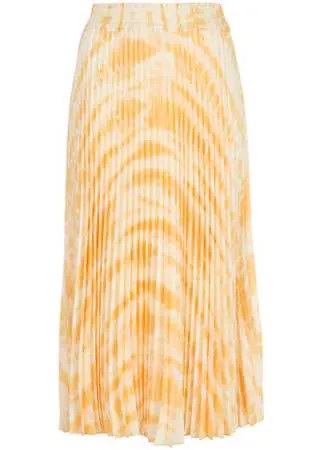 Proenza Schouler White Label плиссированная юбка с принтом тай-дай