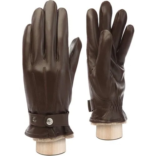 Перчатки мужские 100% ш IS980 d. brown/brown, размер 9