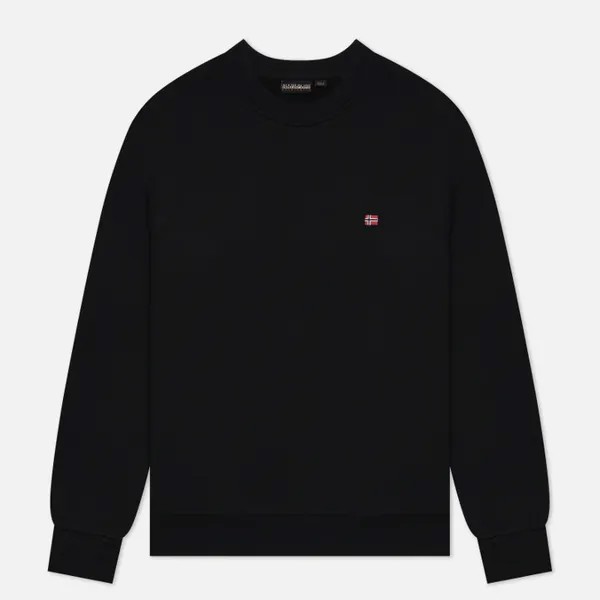 Женская толстовка Napapijri Balis Crew Neck чёрный, Размер XS