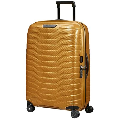 Чемодан Samsonite, 75 л, размер M, золотой