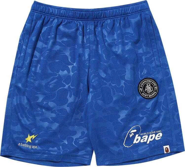 Шорты BAPE Soccer Game Shorts 'Blue', синий