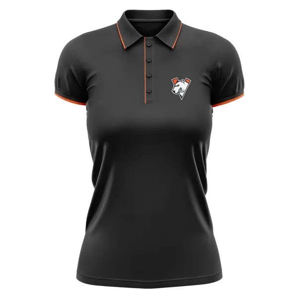 Футболка женская Virtus.pro FVPPOLOCL04MC000 черная 48 RU