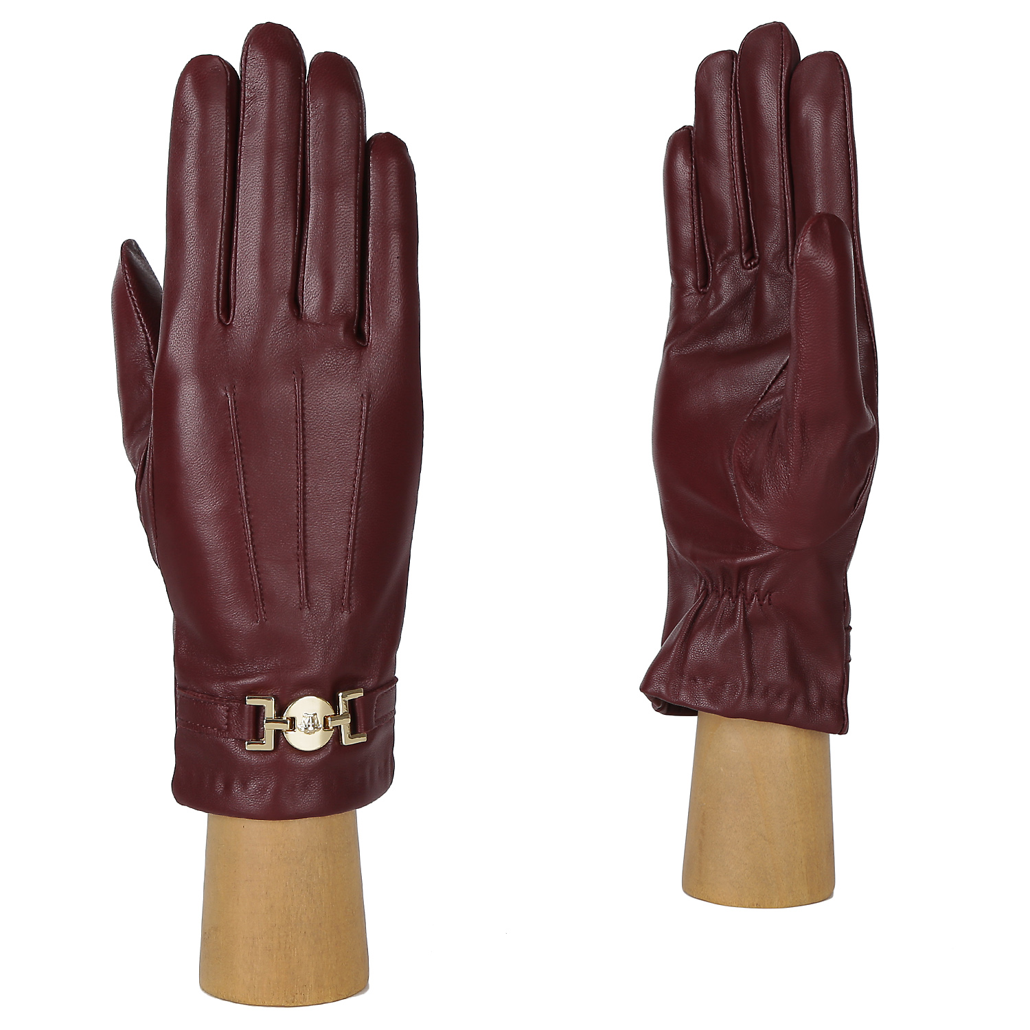 Перчатки женские FABRETTI B4-8 bordo бордовые, р.6.5