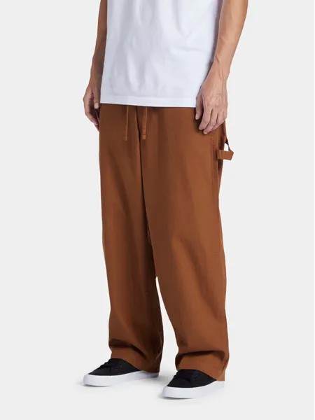 Тканевые брюки стандартного кроя Dc, коричневый