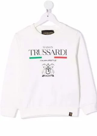 TRUSSARDI JUNIOR толстовка с логотипом