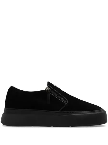 Giuseppe Zanotti кроссовки с логотипом, черный