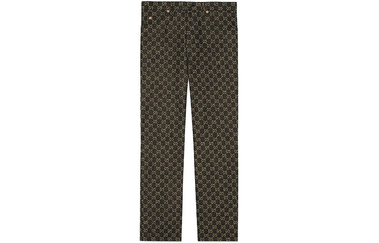 Мужские джинсы GUCCI, цвет Black