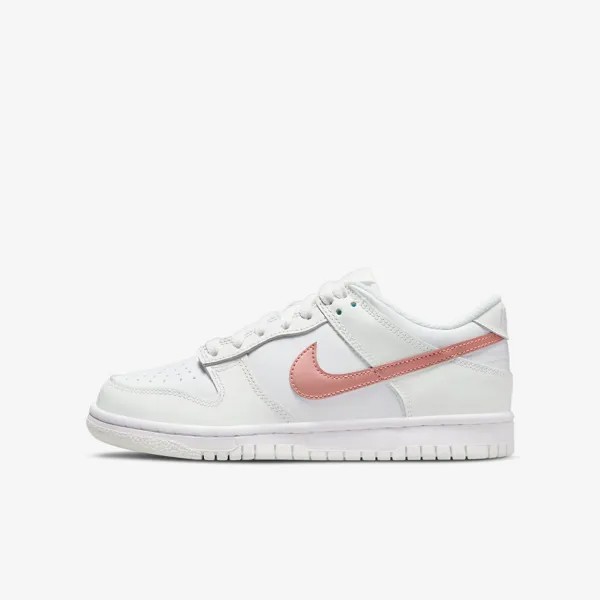 Кроссовки Nike Dunk Low White Rose Pink GS DH9765-100