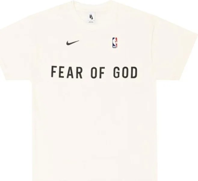 Футболка Nike x Fear of God Warm Up T-Shirt 'Sail', кремовый