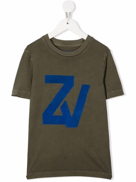 Zadig & Voltaire Kids футболка с логотипом