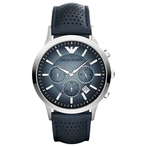 Наручные часы EMPORIO ARMANI Renato, серебряный, фиолетовый