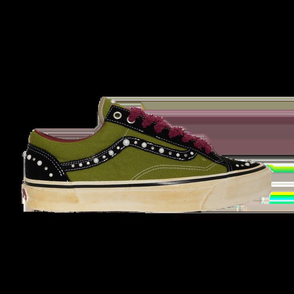 Кроссовки SATOSHI NAKAMOTO x Old Skool 36, цвет Black Green