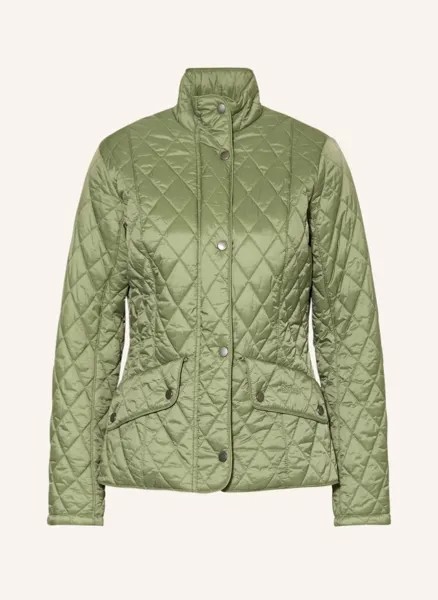 Стеганая куртка кавалерия Barbour, зеленый