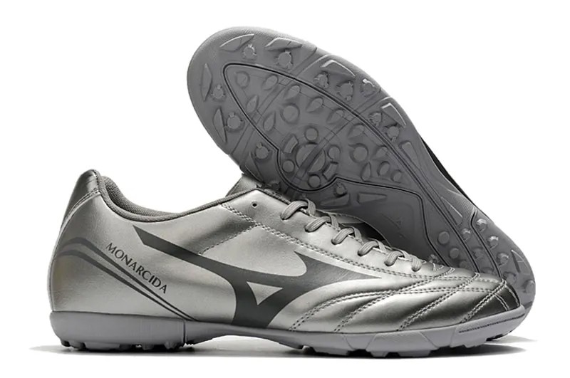 Оригинальная обувь Mizuno монарсида Neo Ckassic TF Мужская обувь Кроссовки Mizuno уличная спортивная обувь Серебристая/черная размер Eur 40-45