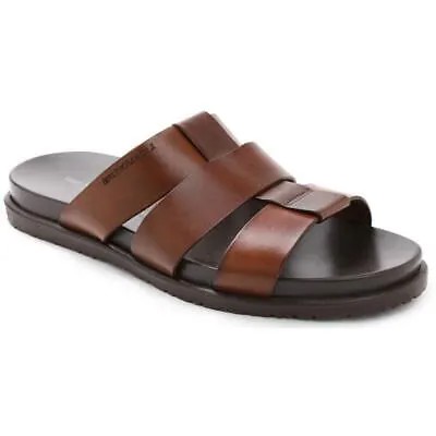 Мужские сандалии Bruno Magli Empoli Brown Fisherman Sandals 11 Medium (D) BHFO 9945