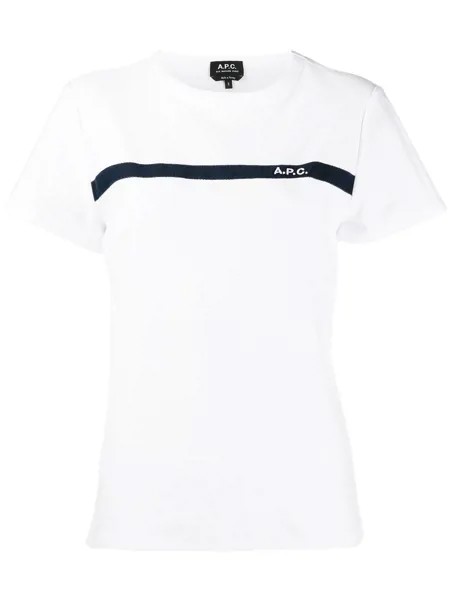 A.P.C. футболка с логотипом