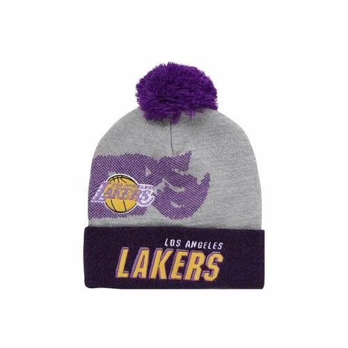 Шапка Mitchell & Ness, размер Universal, белый, серый