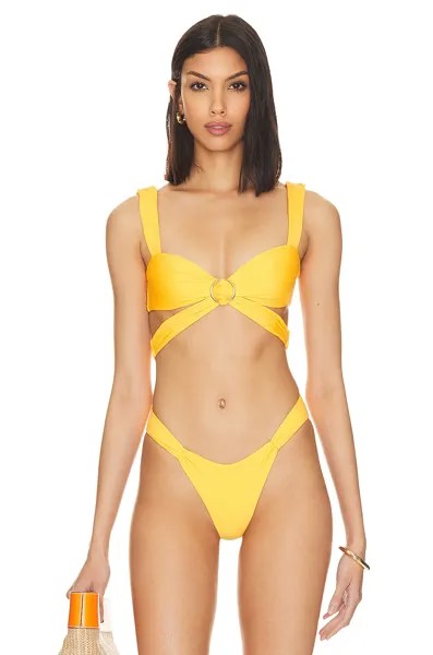 Топ Michael Costello x REVOLVE Deana, цвет Golden Yellow