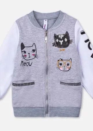 Playtoday Толстовка для девочки Meow 398002