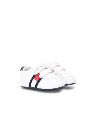 Tommy Hilfiger Junior кроссовки на липучках с логотипом