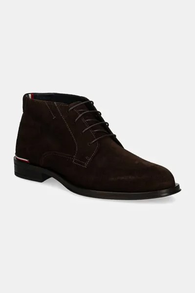 Замшевые туфли CORE RWB HILFIGER SUEDE L BOOT Tommy Hilfiger, коричневый