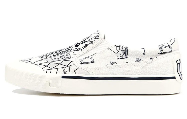 Кроссовки Steven Harrington X Skateboarding Shoes Women's Low-top White/Black Lining