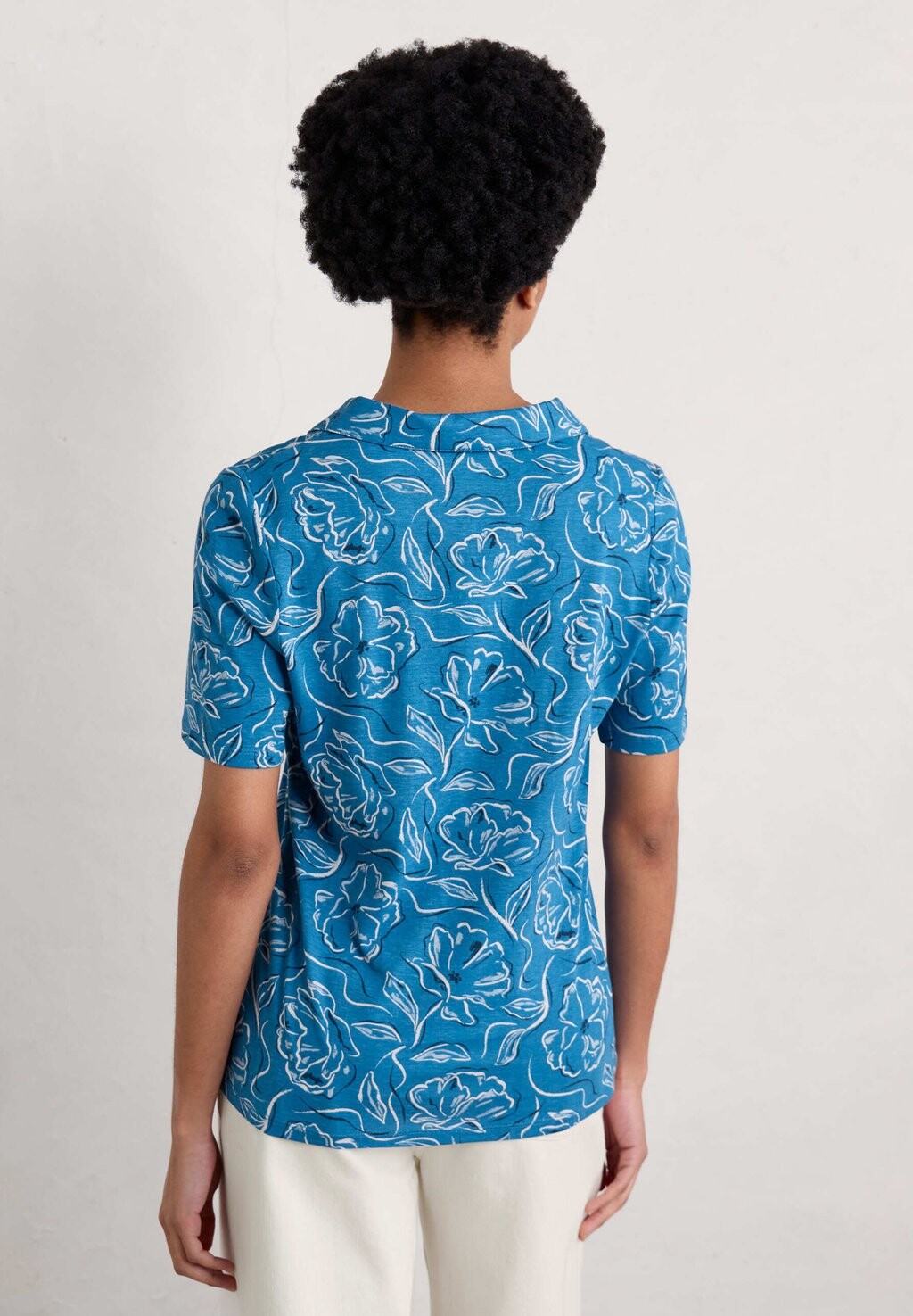 Рубашка поло SHORT SLEEVE Seasalt Cornwall, синий