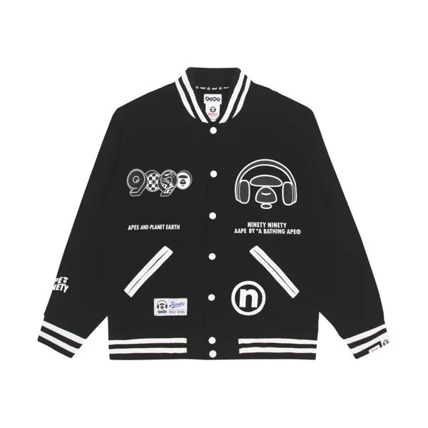 Бейсбольная майка мужская черная Aape, черный