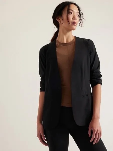 ATHLETA Avenue Blazer 6 (S Small) Черная куртка #982816 НОВИНКА