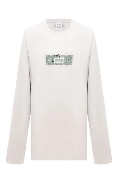 Хлопковый лонгслив VETEMENTS