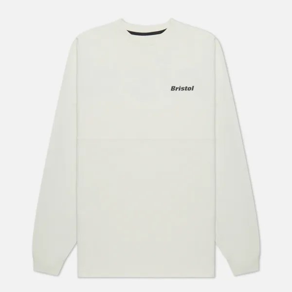 Мужской лонгслив F.C. Real Bristol Big Logo Team Baggy бежевый, Размер M